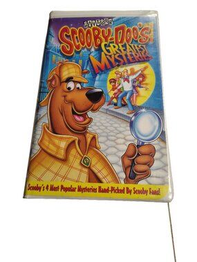 (1999) Scooby-Doos Greatest Mysteries VHS Cassette Tape Clamshell